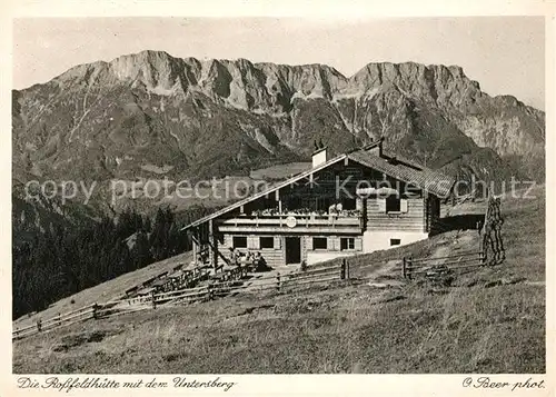 AK / Ansichtskarte Rossfeldhuette Untersberg Kat. Berchtesgaden