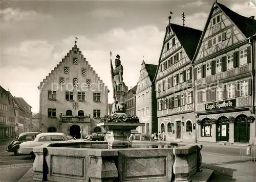 AK / Ansichtskarte Bad Mergentheim Marktplatz Kat. Bad Mergentheim