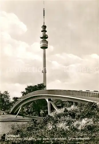 AK / Ansichtskarte Dortmund Florianturm Rotierendes Turmrestaurant Kat. Dortmund