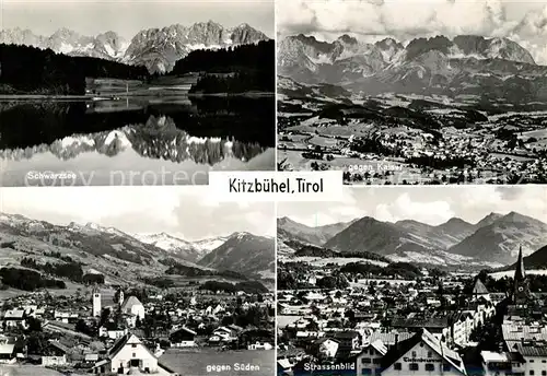 AK / Ansichtskarte Kitzbuehel Tirol Schwarzsee Panoramen Kat. Kitzbuehel
