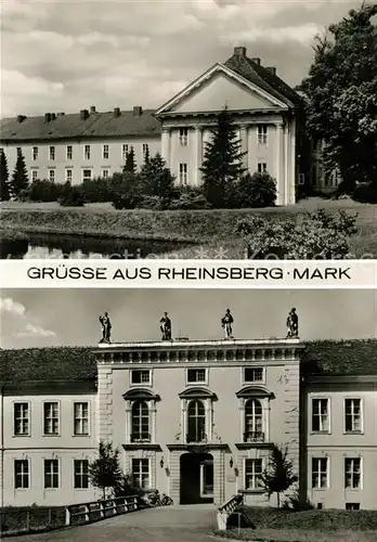 AK / Ansichtskarte Rheinsberg Schloss Diabetiker Sanatorium Helmut Lehmann Kat. Rheinsberg