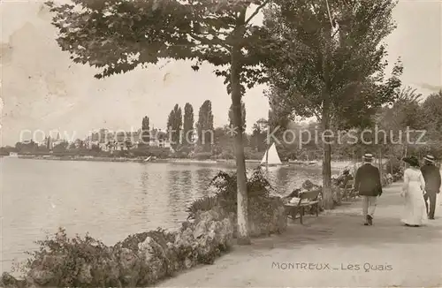 AK / Ansichtskarte Montreux VD Les Quais Kat. Montreux