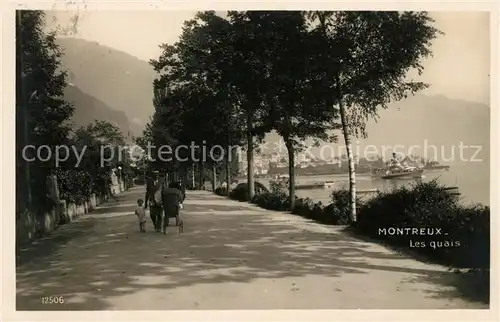 AK / Ansichtskarte Montreux VD Les Quais Kat. Montreux