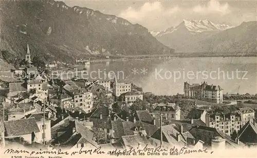 AK / Ansichtskarte Montreux VD et les Dents du Midi Kat. Montreux