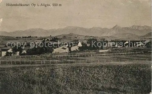 AK / Ansichtskarte Oy Panorama Kat. Oy Mittelberg