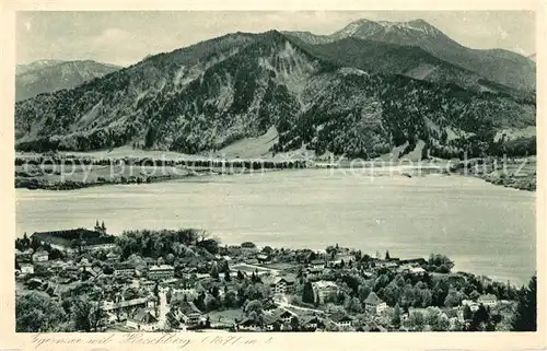 AK / Ansichtskarte Tegernsee mit Hirschberg Kat. Tegernsee