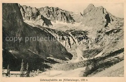 AK / Ansichtskarte Hoellentalangerhuette Panorama Kat. Garmisch Partenkirchen