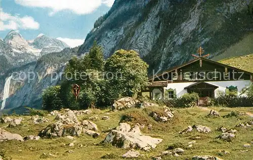 AK / Ansichtskarte Berchtesgaden Salettalpe mit Obersee Kat. Berchtesgaden