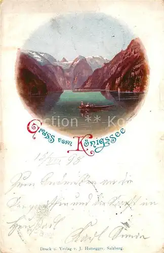 AK / Ansichtskarte Koenigssee Panorama