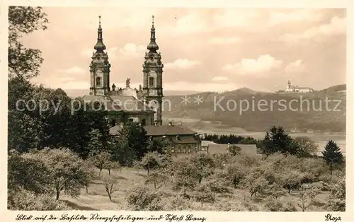 AK / Ansichtskarte Vierzehnheiligen Basilika und Schloss Banz Kat. Bad Staffelstein