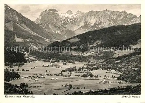 AK / Ansichtskarte Schoenau Berchtesgaden mit Reiteralpe Kat. Berchtesgaden