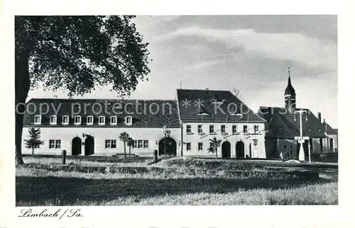 AK / Ansichtskarte Limbach Sachsen Teilansicht mit Kirche Kupfertiefdruck Kat. Limbach Oberfrohna