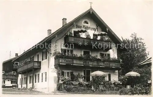 AK / Ansichtskarte Schoenau Koenigssee Pension Haus Flossmann Kat. Schoenau a.Koenigssee