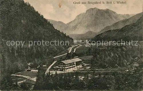 AK / Ansichtskarte Seegattl Reit Winkl Landschaftspanorama Alpen