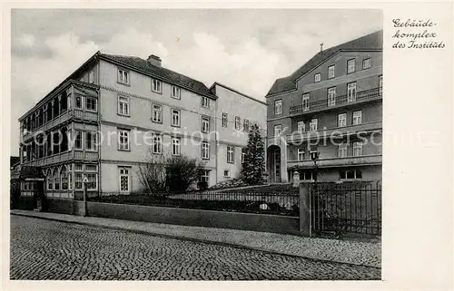 AK / Ansichtskarte Bad Harzburg Privatlehranstalt Dr Nitsch Gebaeudekomplex des Instituts Kat. Bad Harzburg