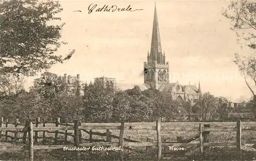 AK / Ansichtskarte Chichester West Sussex Cathedral