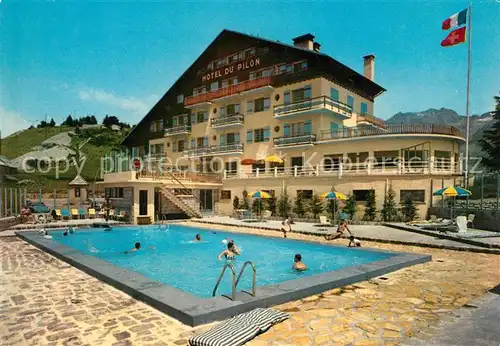 AK / Ansichtskarte Auron Hotel du Pilon Grande Piscine Kat. Saint Etienne de Tinee