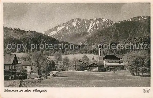 AK / Ansichtskarte Berchtesgaden Dorf Panorama Kat. Berchtesgaden
