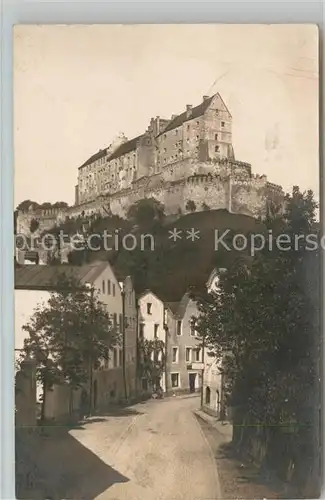 AK / Ansichtskarte Burghausen Oberbayern Schloss