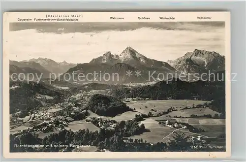 AK / Ansichtskarte Berchtesgaden Panorama Kat. Berchtesgaden