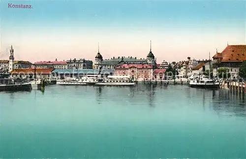 AK / Ansichtskarte Konstanz Bodensee Hafen Kat. Konstanz