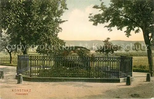 AK / Ansichtskarte Konstanz Bodensee Hussenstein Gedenkstein Kat. Konstanz