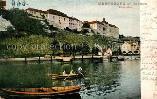 AK / Ansichtskarte Meersburg Bodensee Innenhafen Kat. Meersburg