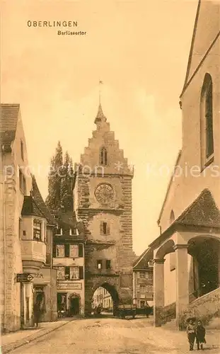 AK / Ansichtskarte ueberlingen Bodensee Barfuessertor Innenstadt Kat. ueberlingen