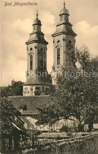 AK / Ansichtskarte Bad Mergentheim Kirche Kat. Bad Mergentheim