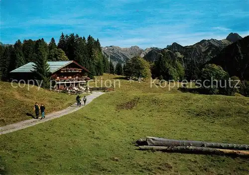 AK / Ansichtskarte Oberstdorf Berggaststaette Hochleite Kat. Oberstdorf