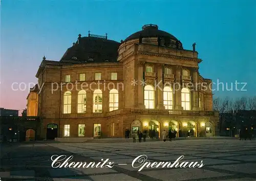 AK / Ansichtskarte Chemnitz Opernhaus am Theaterplatz Kat. Chemnitz
