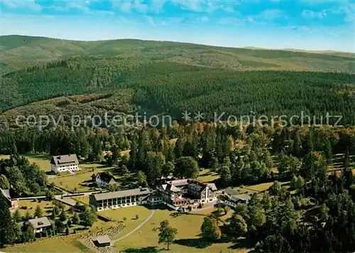 AK / Ansichtskarte Schmallenberg Jagdhaus Wiese Hotel Pension Fliegeraufnahme Kat. Schmallenberg