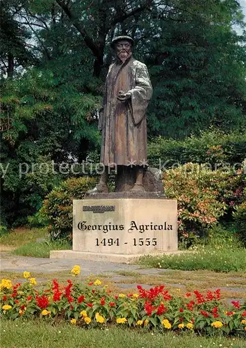 AK / Ansichtskarte Glauchau Agricola Denkmal Kat. Glauchau