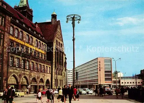 AK / Ansichtskarte Karl Marx Stadt Markt mit Rathaus Kat. Chemnitz