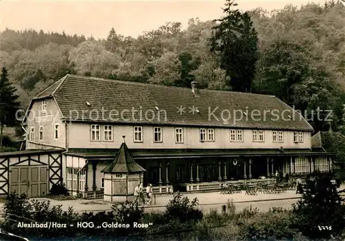 AK / Ansichtskarte Alexisbad Harz HOG Goldene Rose Kat. Harzgerode