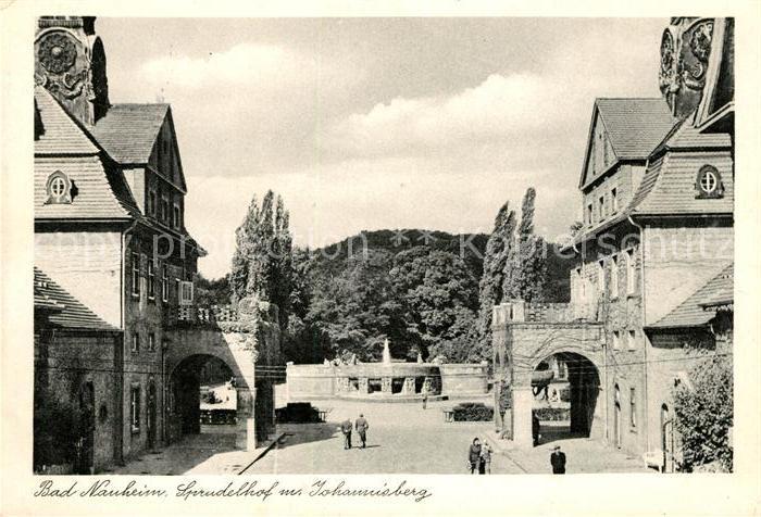AK / Ansichtskarte Bad Nauheim Sprudelhof Kurhaus Johannisberg