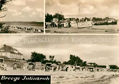 AK / Ansichtskarte Juliusruh Ruegen Hafen Strand HOG Duenenhaus  Kat. Breege