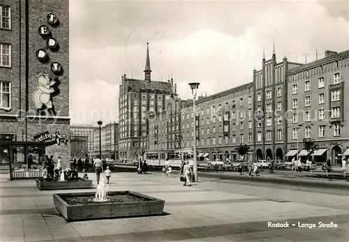 AK / Ansichtskarte Rostock Mecklenburg Vorpommern Lange Strasse Kat. Rostock