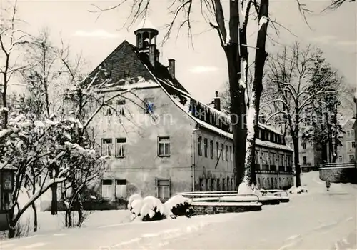 AK / Ansichtskarte Wolkenstein Erzgebirge Sanatorium Winter Kat. Wolkenstein