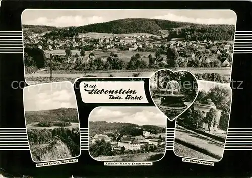 AK / Ansichtskarte Bad Liebenstein Ruine Thueringer Wald Heinrich Mann Sanatorium Brunnentempel Kat. Bad Liebenstein