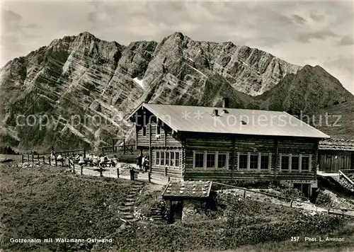 AK / Ansichtskarte Watzmann Gotzenalm Ostwand Kat. Berchtesgaden