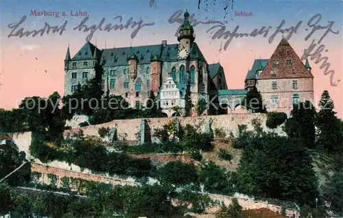 AK / Ansichtskarte Marburg Lahn Schloss Kat. Marburg