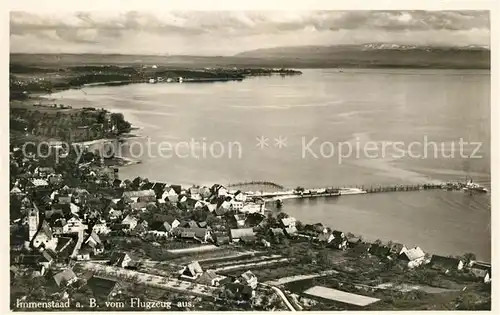 AK / Ansichtskarte Immenstaad Bodensee Fliegeraufnahme Kat. Immenstaad am Bodensee