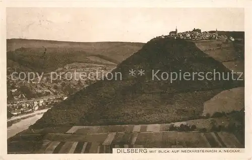 AK / Ansichtskarte Dilsberg Panorama Kat. Neckargemuend