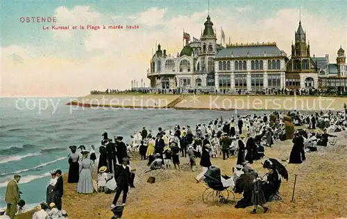 AK / Ansichtskarte Ostende Flandre Kursaal Strand Kat. 