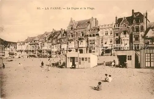 AK / Ansichtskarte La Panne Digue Plage Kat. 