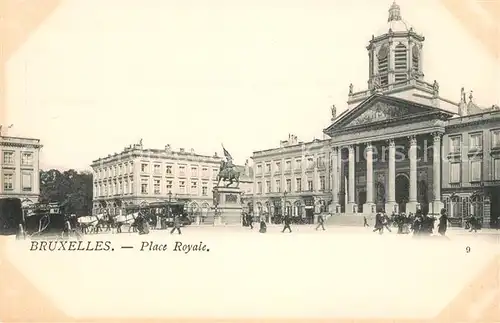 AK / Ansichtskarte Bruxelles Bruessel Place Royale Kat. 