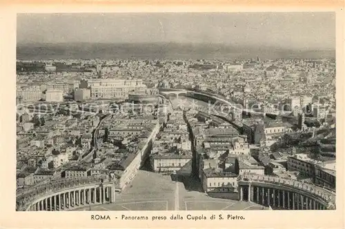AK / Ansichtskarte Roma Rom Panorama vom Petersdom  Kat. 