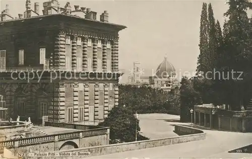 AK / Ansichtskarte Firenze Toscana Palazzo Pitti Veduta col Duomo Kat. Firenze