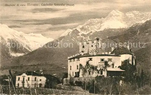 AK / Ansichtskarte Merano Suedtirol Castello Foresta Kat. Merano